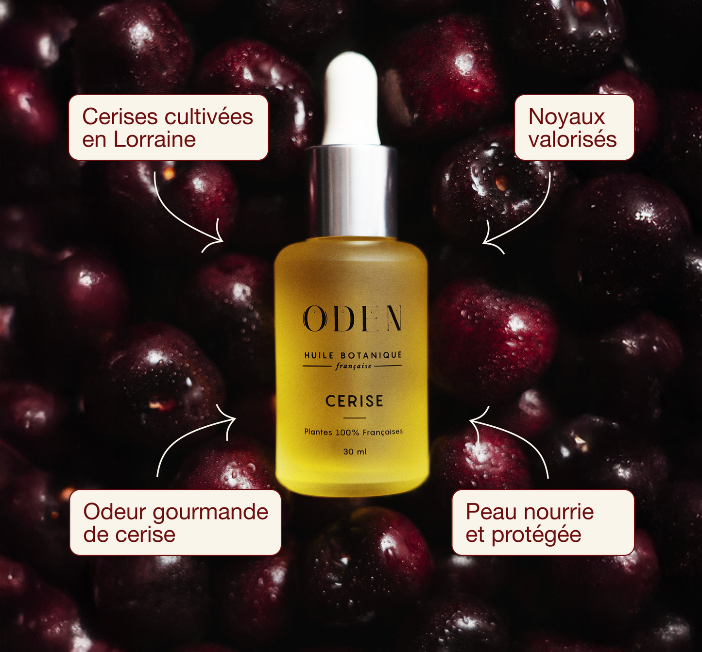 Huile de Cerise française - 30 ml