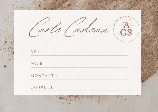 ✨ Carte Cadeau – Offrez une Parenthèse d’Exception